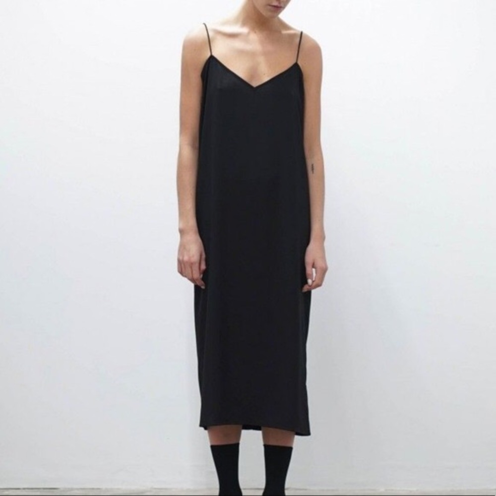 Oak + Fort Midi Slip Dress